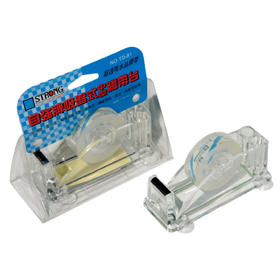 自強 TD-81吸盤式膠帶台-18mmX33M / 組