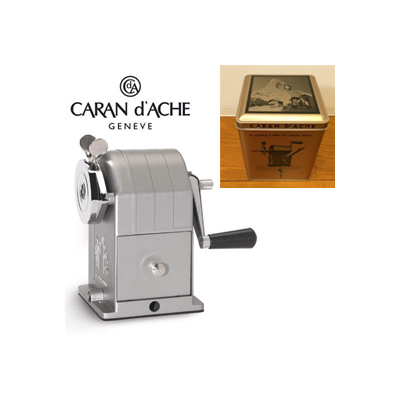 CARAN d\'ACHE 瑞士卡達 金屬削鉛筆機.銀 / 台  