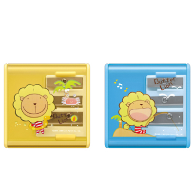 【雄獅】PS-104 奶油獅三孔筆削