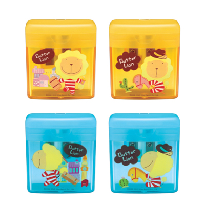 【雄獅】PS-105 奶油獅雙孔筆削  