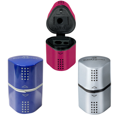 Faber-Castell 輝柏 183801 183800 精緻多功能三角削筆器 (顏色隨機出貨) / 個