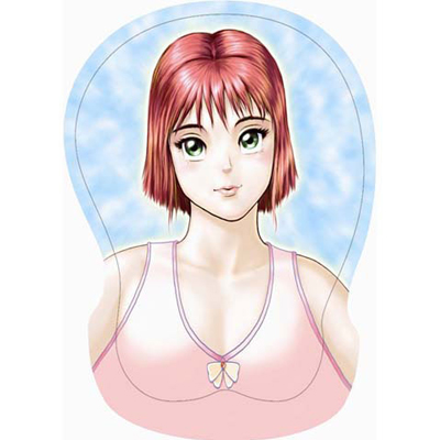 【雙鶖】CT-GL6084 少女人體工學滑鼠墊 /個 