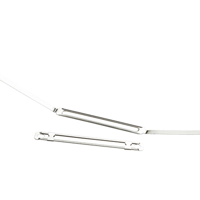 足勇 NO.34009 安全折邊原子夾(彎腳型) 50組 /盒