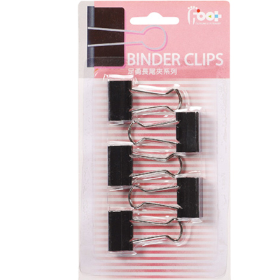 足勇 NO.31014 長尾夾#225(25mm) 5支 / 卡