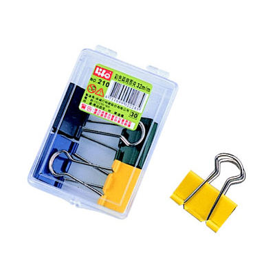 LIFE 徠福 NO.210 彩色兩用票夾(32mm/5支入) / 盒  