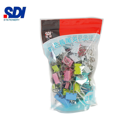 SDI手牌 0244VP 32mm彩色長尾夾- 36支入 / 袋