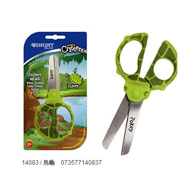 WESTCOTT 威思卡 14083動物造型剪刀(叢林版)5吋 / 支 