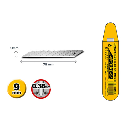 日本 OLFA DKB-5 經濟型30度細工刀刀片 10盒共500片 /件
