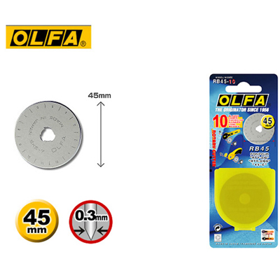 OLFA RB45-1 拼布刀片 (一片入) / 包 