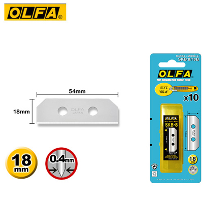 OLFA SKB-8/10B 安全工作刀片 (10片入) / 包