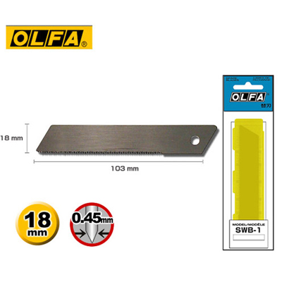 OLFA SWB-1(XB67)型 鋸刀刀片 (1片入) / 包  
