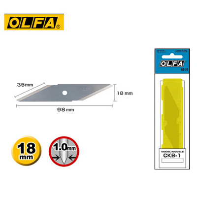 OLFA CKB-1 工藝刀刀片 (2片入) / 包