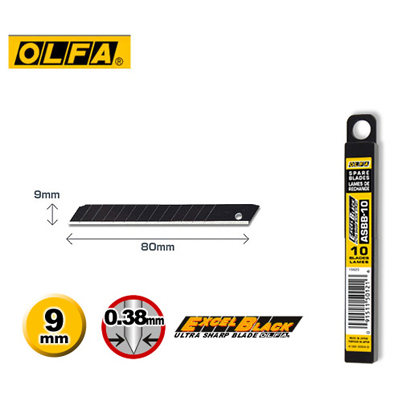 OLFA ASBB-10 小型超銳黑刃美工刀片(10片裝) /盒
