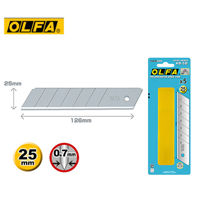 OLFA HB-5B 特大型美工刀片(5片裝) / 盒