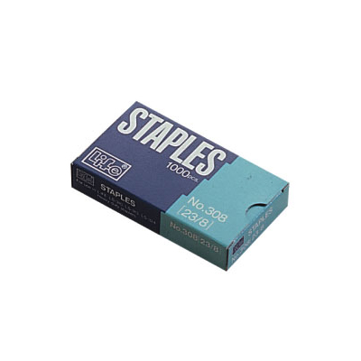  LIFE 徠福 NO.308 訂書針 23/8 (8mm) -1000支入 / 盒 