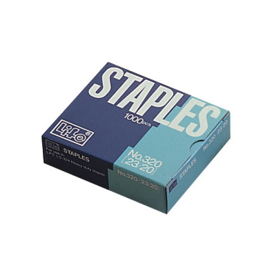 LIFE 徠福 NO.320 訂書針 23/20 (20mm) -1000支入 / 盒