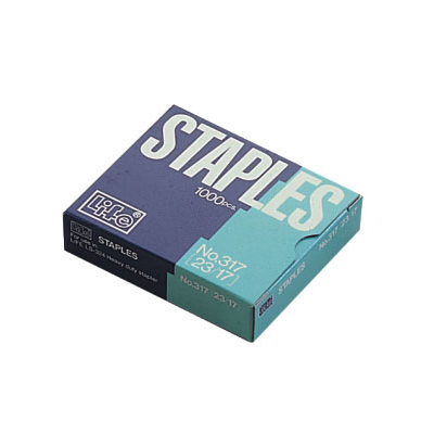 LIFE 徠福 NO.317 訂書針 23/17 (17mm) -1000支入 / 盒