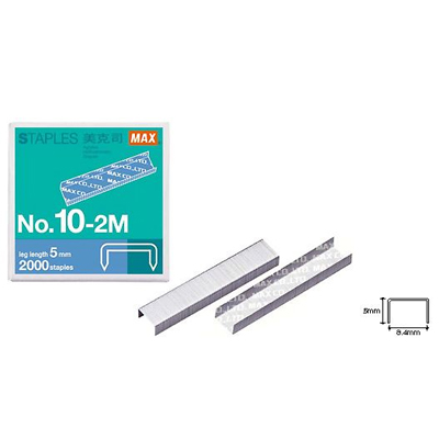 美克司 MAX-10-2M 釘書針 -12小盒 / 中盒