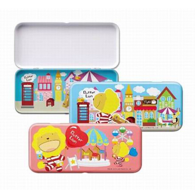 【雄獅】MC-002 奶油獅雙層鐵筆盒