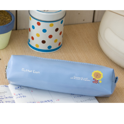 【雄獅】PBC-02 奶油獅亮彩筆袋-藍