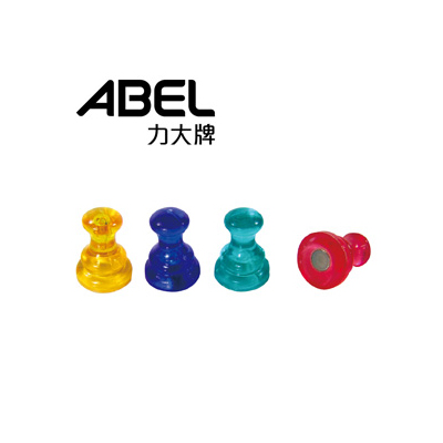 力大 00417 圓柱型強力磁鐵 4個/卡