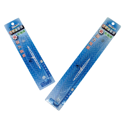 自強 MS221 透明磁壓條(220X6mm) -12入 / 盒  