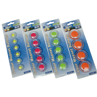 自強 MS40-1 彩色螢光磁鐵(40X10mm) / 個 