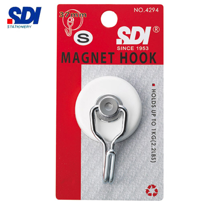 SDI手牌 0294C 超強強力磁鐵掛勾(小) 直徑37mm / 個