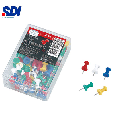 SDI手牌 0308H 美式圖釘 -60粒入 / 盒