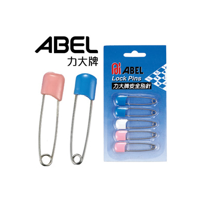 力大 02205 動物型安全別針 55mm 4個/卡