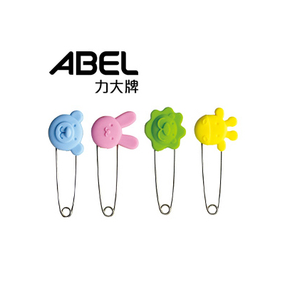 力大 02210 動物安全別針 60mm /卡 