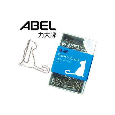 力大 00146 FANCY CLIPS 造型迴紋針-貓咪 /盒