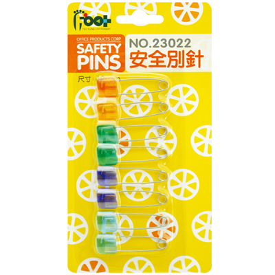 足勇 NO.23022 安全別針(小)(42mm) 8支 / 卡  