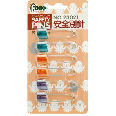 足勇 NO.23021 安全別針(大)(52mm) 6支 / 卡
