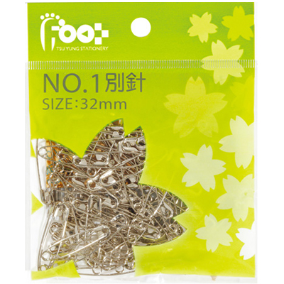 足勇 NO.23003 NO.3別針(23mm) / 包  