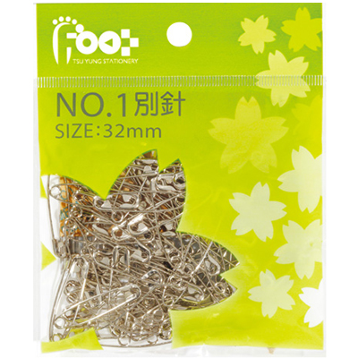 足勇 NO.23002 NO.2別針(27mm) / 包