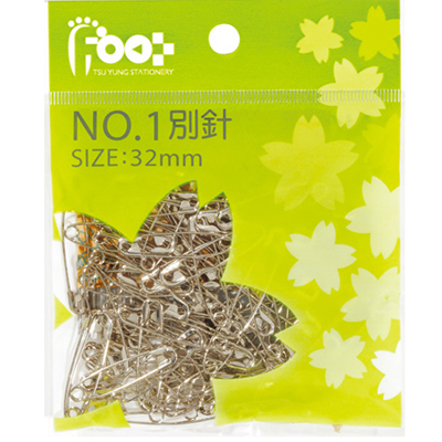 足勇 NO.23001 NO.1別針(32mm) / 包