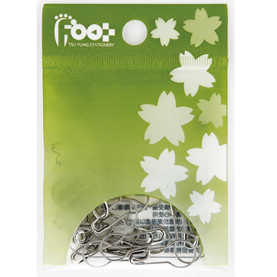 足勇 NO.23033 吊袋銀色葫蘆別針(22mm) / 包