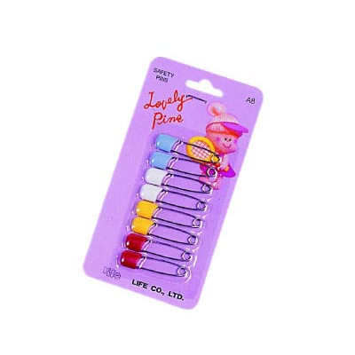 LIFE 徠福 A-8 安全別針(每排12卡96支入) / 盒