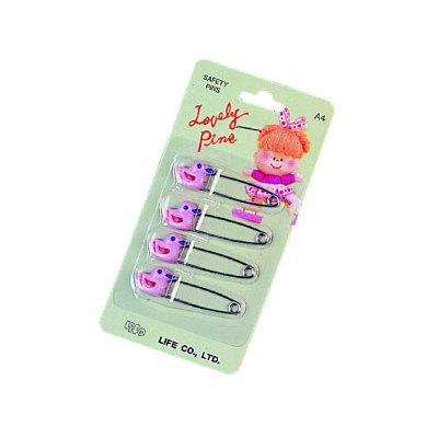 LIFE 徠福 A-4 安全別針(每排12卡48支入) / 盒