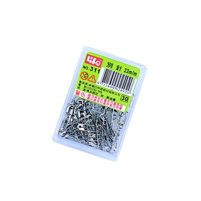 LIFE 徠福 NO.311 別針(23mm60支入) / 盒