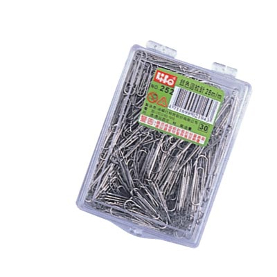 LIFE 徠福 NO.252 銀色迴紋針(28mm230支入) / 盒