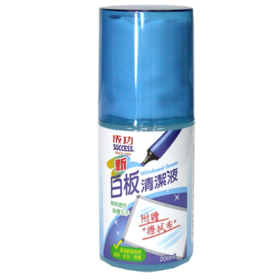 成功 SUCCESS 2009 新白板清潔液(大) 200cc / 瓶