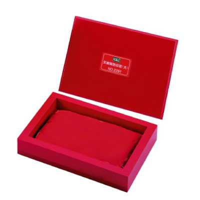 LIFE 徠福 NO.2291 艾絨印泥關防用(木盒)21X15cm / 個  