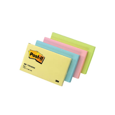 【3M】655-3A 可再貼便條紙系列 粉紅/本