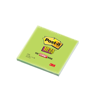 【3M】255S-6 利貼 狠黏 迷你便條紙系列 綠 /本 