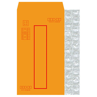 博崴 N1412 大12K氣泡紅框中式信封 -10個入 / 包 