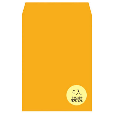  博崴 N1206P 大6K金黃公文封－袋裝 -20束入 / 包 
