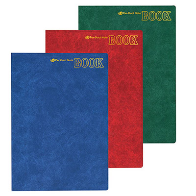 博崴 C2113 13K膠皮筆記(藍.紅.綠) -5本入 / 包  