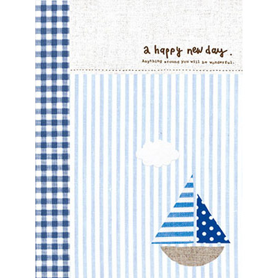 博崴 AF1602 Bon courage 25K平裝筆記-帆船 -10本入 / 包  